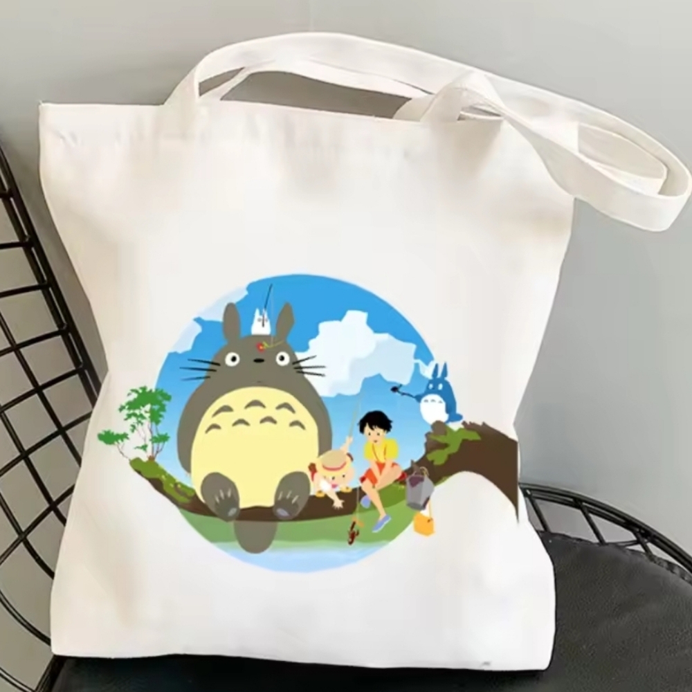 Totoro Canvas Tote